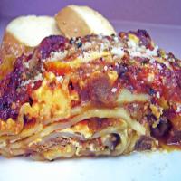 Cheese Steak-Yumm Lasagna With the Works!_image