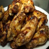 sweet and sour glazed chicken wings image