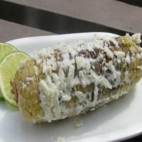 Cuban Grilled Corn With Cotija Cheese image