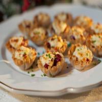 Toasted Gruyere and Cranberry Cups image