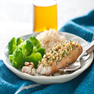 Balsamic and Nut-Crusted Fish image
