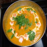 Cream of Carrot and Coriander Soup image