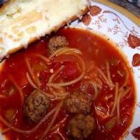 Spaghetti & Meatball Soup_image