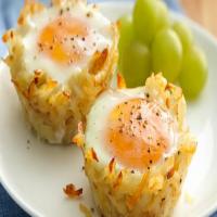Egg Topped Hash Brown Nests image