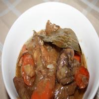 Crock Pot Venison Stew With Bacon and Mushrooms image