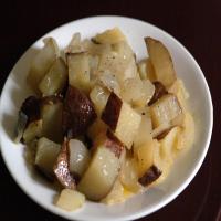 Microwaved Potato and Onions image