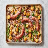 Sausages With Tangy, Gingery Pineapple image