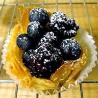 Phyllo Tarts with Ricotta and Raspberries image