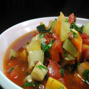 Brown Lentil and Vegetable Soup_image
