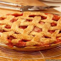 Rita's Raspberry Rhubarb Lattice Pie_image