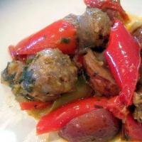 Pan Roasted Sausage Peppers Onions and Potatoes Recipe - (4.4/5) image