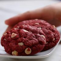Red Velvet White Chocolate Cake Mix Cookies Recipe by Tasty_image
