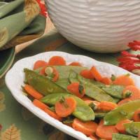 Glazed Carrots and Snow Peas image