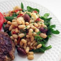 Tuscan White Bean Salad with Spinach, Olives, & Sun-Dried Tomatoes Recipe - (4.4/5)_image