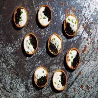 Caviar and Crème Fraîche Tartlets image