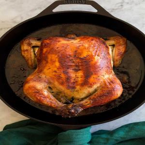 Buttermilk Roast Chicken - Cooking Classy_image