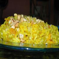Ginger Apricot Rice With Peanuts image