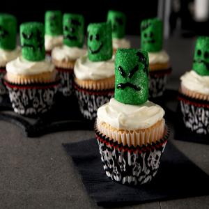 Slimy Monster Cupcakes image