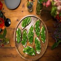 Grilled Ciabatta with Ricotta and Snap Peas_image