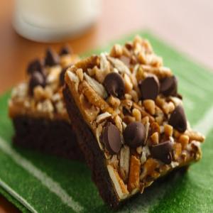Caramel Pretzel Crunch Brownies_image