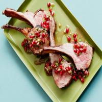 Grilled Double Lamb Chops with Pomegranate-Mint Pesto_image