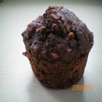 Low Fat Chocolate Oatmeal Muffins image