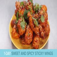 Sweet And Spicy Sticky Wings Recipe by Tasty image