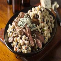 Black and Blue Pasta Salad with Steak image