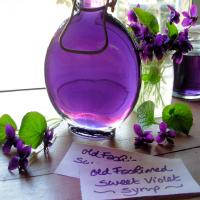 Traditional Sweet Violet Syrup_image