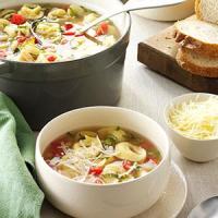 Basil Tortellini Soup image