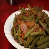 Green Beans Stewed With Tomatoes_image