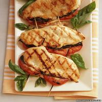 Grilled Chicken Stuffed with Basil and Tomato image