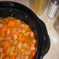 Crock Pot Sweet and Sour Ham image