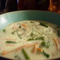 Creamy Ham and Asparagus Soup image