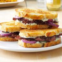 Grilled Beef & Blue Cheese Sandwiches image
