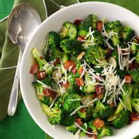 Broccoli with Garlic, Bacon & Parmesan image