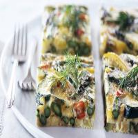 Skinny Asparagus-Zucchini Egg Bake image