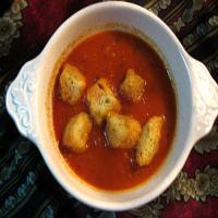 Roasted Tomato and Red Pepper Soup_image