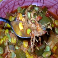 Chicken, Corn and Lima Bean Stew_image