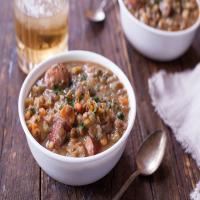 Crock Pot Lentil and Sausage Soup_image