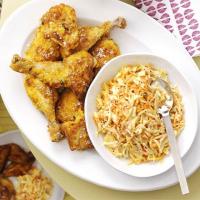 Southern fried chicken image