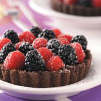 Chocolate Berry Tarts_image