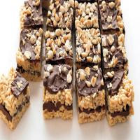 Puffed-Rice Bars with Peanut Butter and Chocolate_image