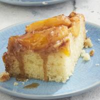 Slow Cooker Peach Upside Down Cake_image