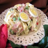 Danish Macaroni Salad With Ham_image