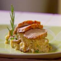 Creamy Mushroom Risotto with Rosemary Grilled Pork Tenderloin_image