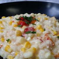 Corn Risotto with Roasted Red Pepper_image