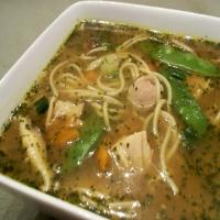 Asian Chicken and Snow Pea Noodle Bowl image