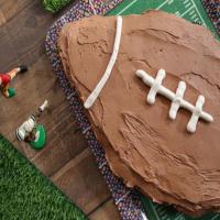 Football Pull-Apart Chocolate Cupcakes with Mocha Frosting image