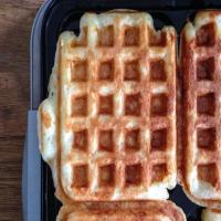 Gruyere Cheese and Caramelized Onion Waffles image